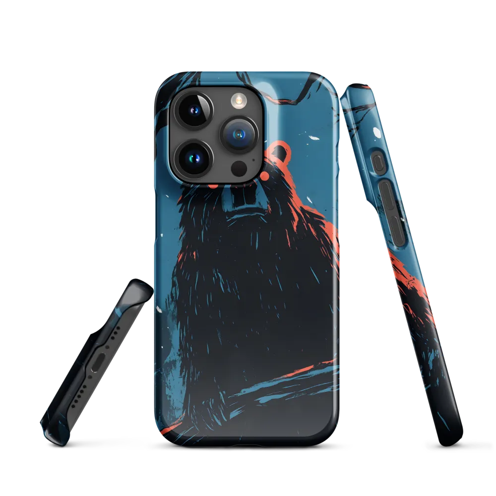 Eerie Majesty: A Bear in the Night