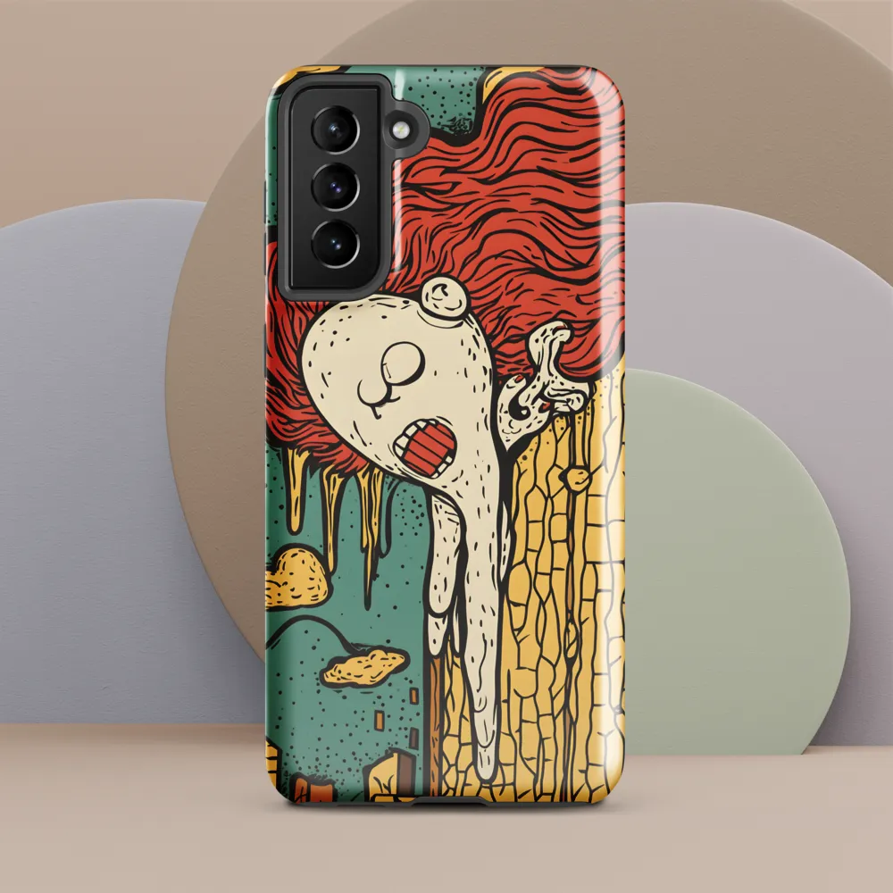 Whimsical Gaze from the Cliff | Phone Case |  S21 Plus | Tough Case | Glossy