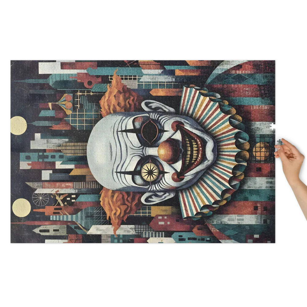 Urban Carnival Nightmare 
 Jigsaw Puzzle in Tin Box