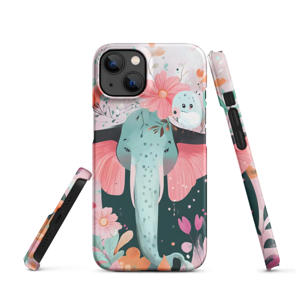 Whimsical Elephant in Bloom