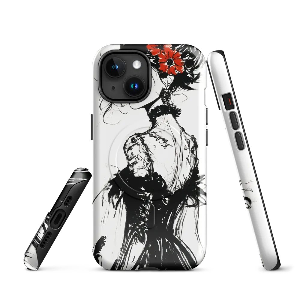 Elegance in Black and Red