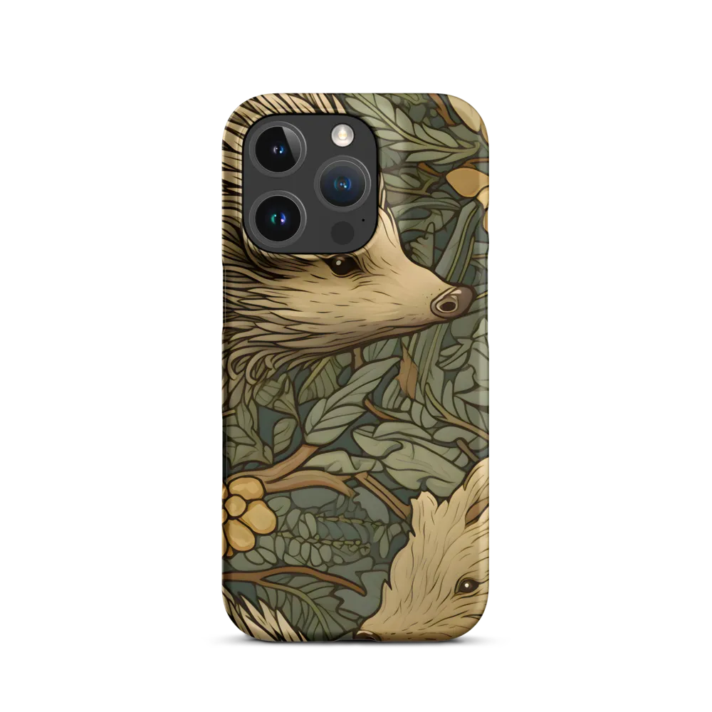Whimsical Hedgehog Garden | Phone Case |  16 Pro | Snap Case | Matte