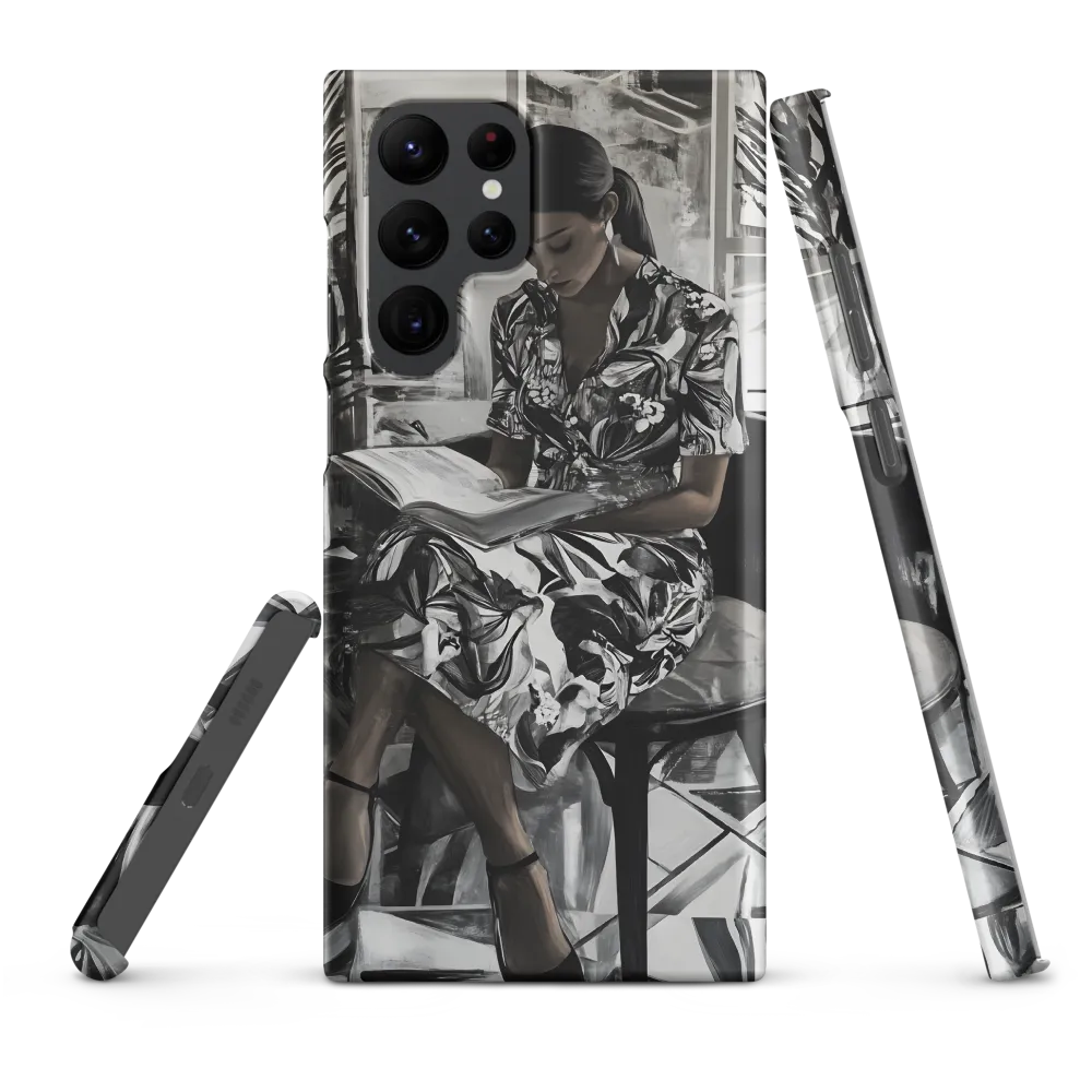 Serenity in Black and White | Phone Case |  S22 Ultra | Snap Case | Matte