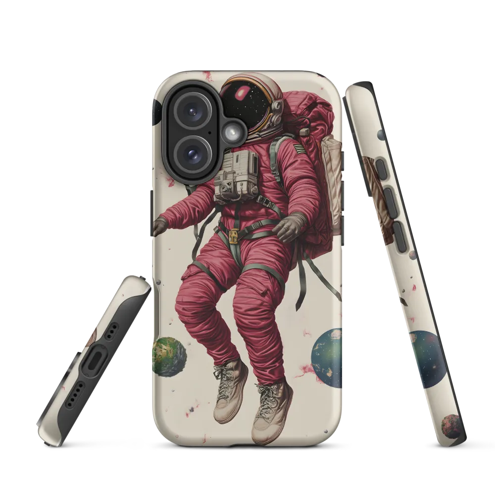 Cosmic Voyager: The Space Explorer | Phone Case