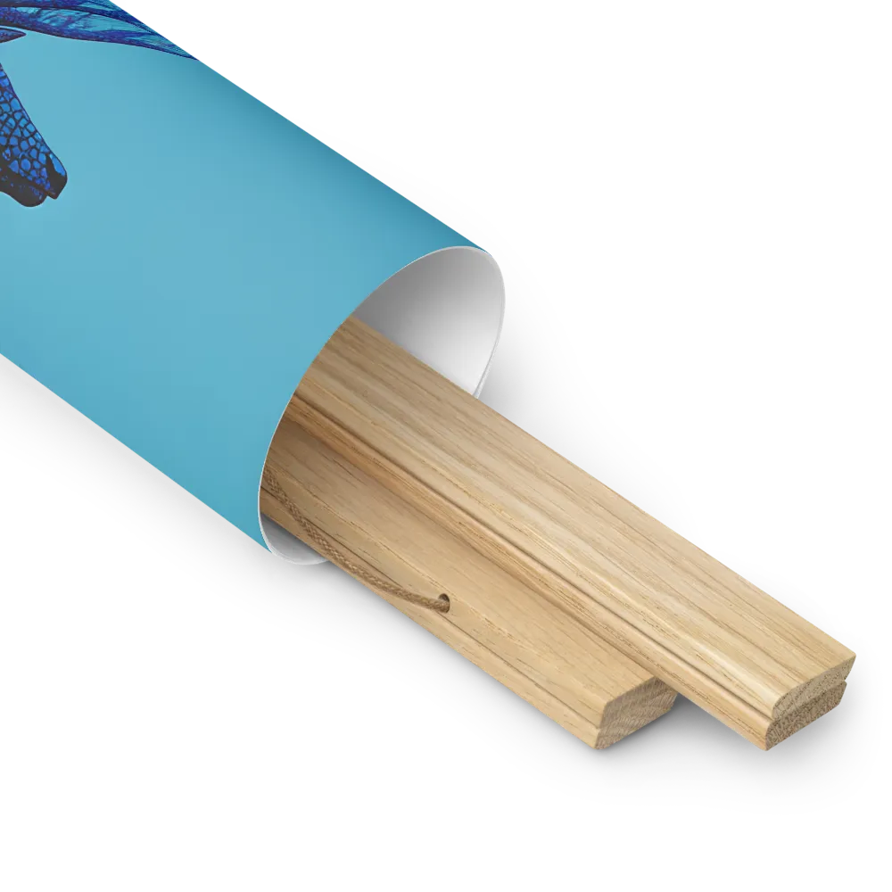 Ethereal Harmony | Poster With Oak Wood Hanger | 16″×16″