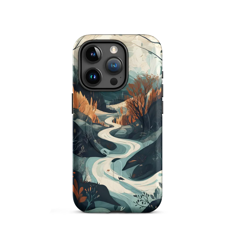 Winding Serenity: A Digital Landscape