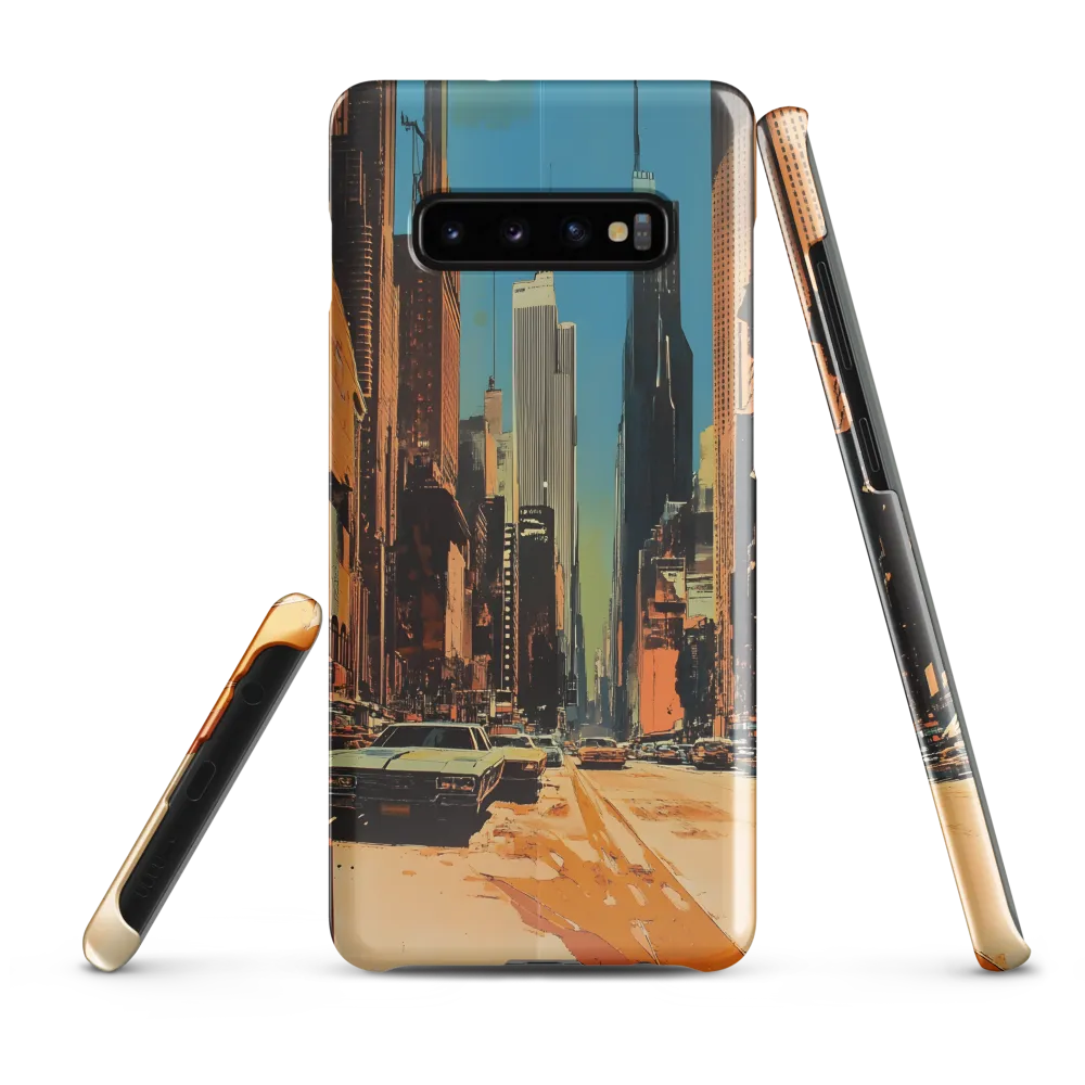 Urban Symphony: A Journey Through Skyscrapers | Phone Case |  S10 Plus | Snap Case | Glossy