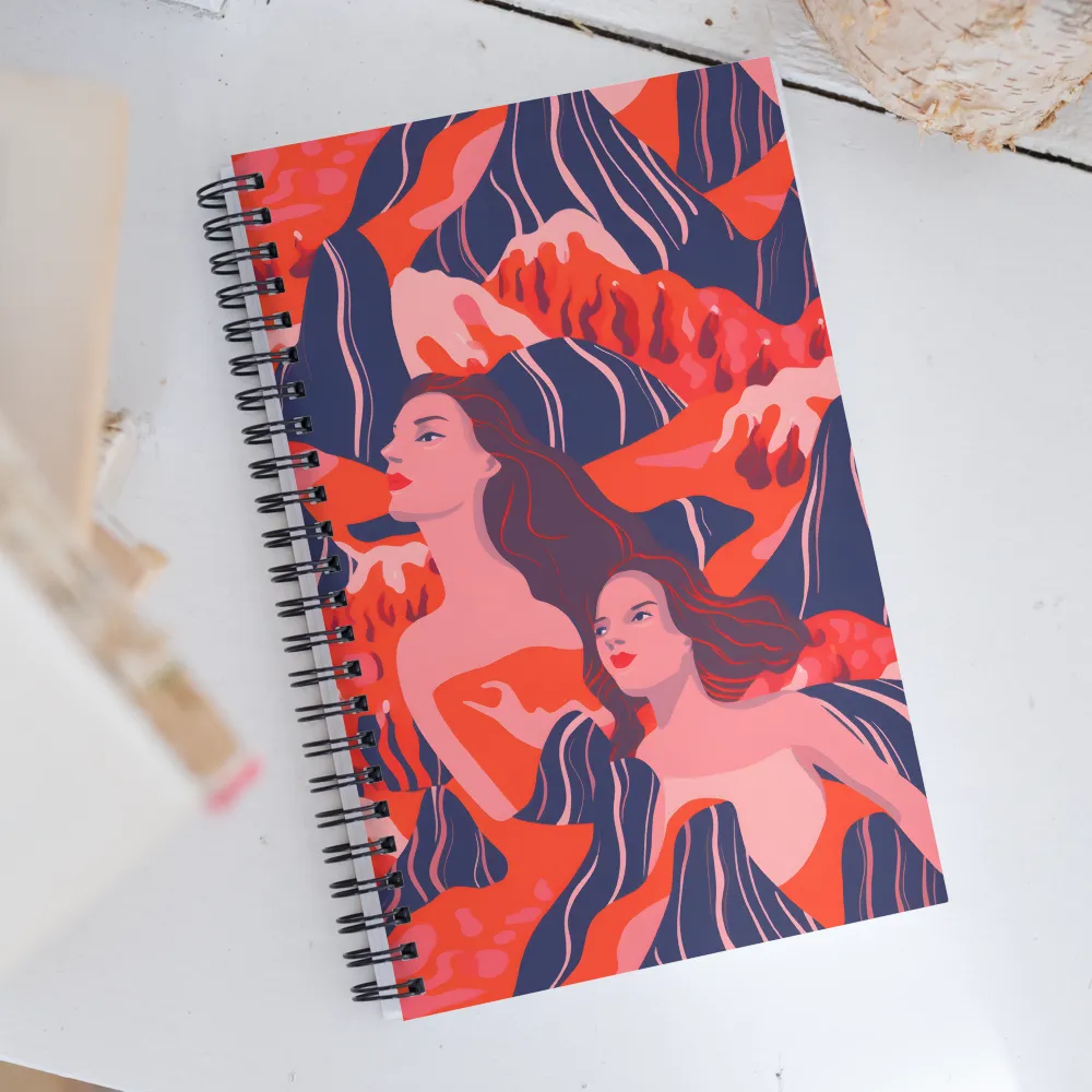 Eruption of Emotion | Spiral Notebook