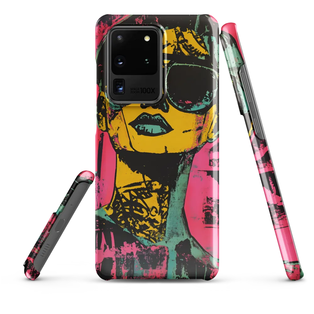 Confident Portrait in Neon Colors