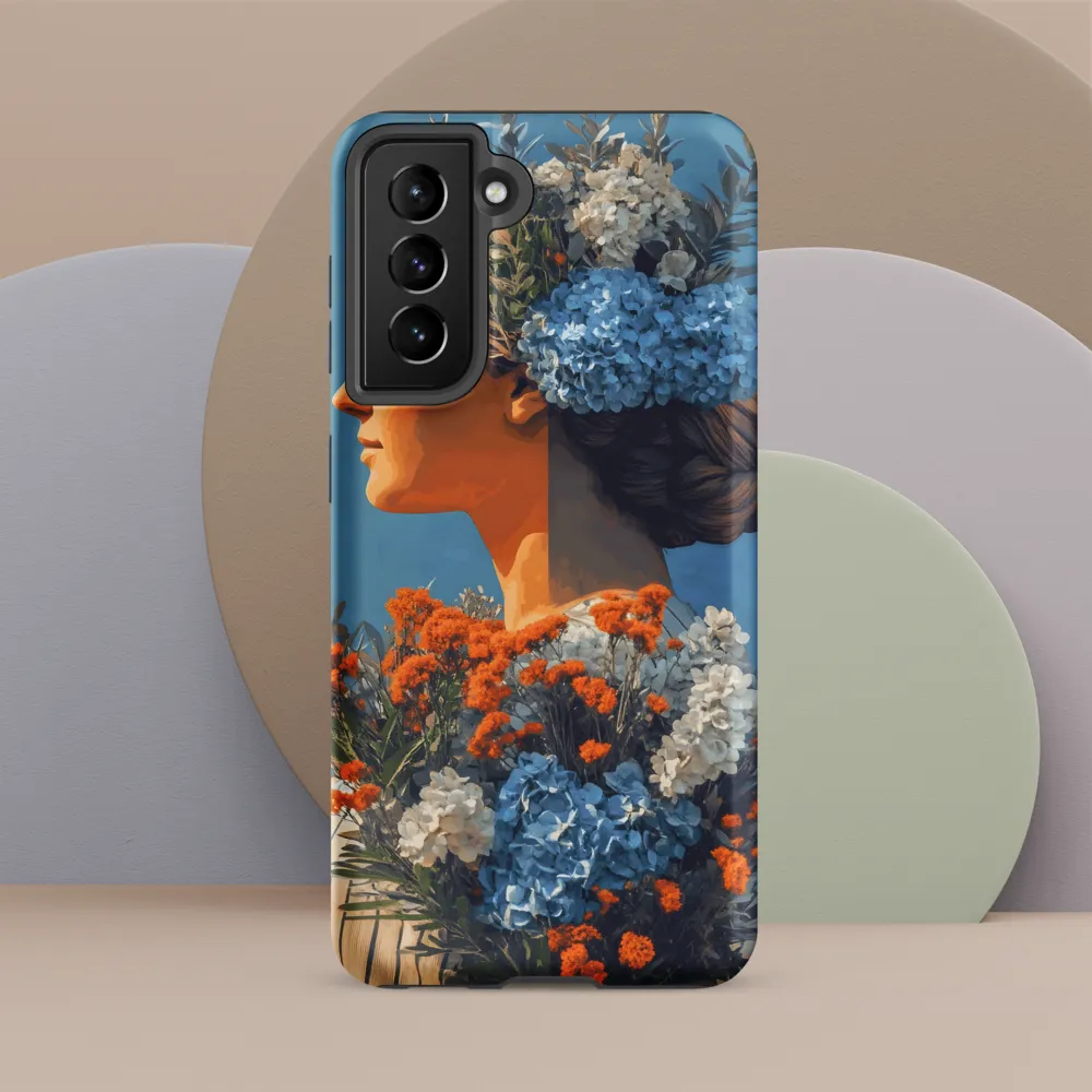 Floral Reverie: A Portrait of Serenity