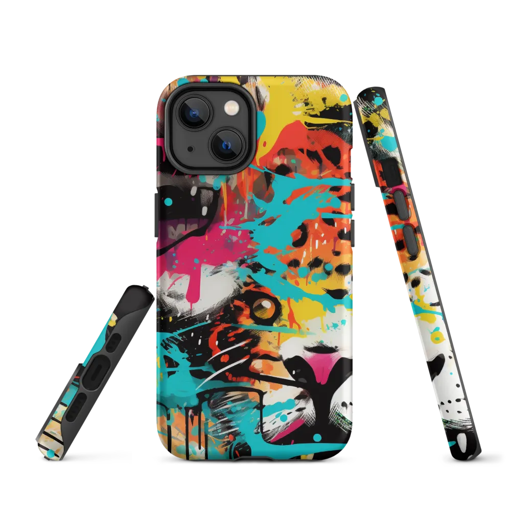 Fierce Fusion: Tiger and Lion in Graffiti