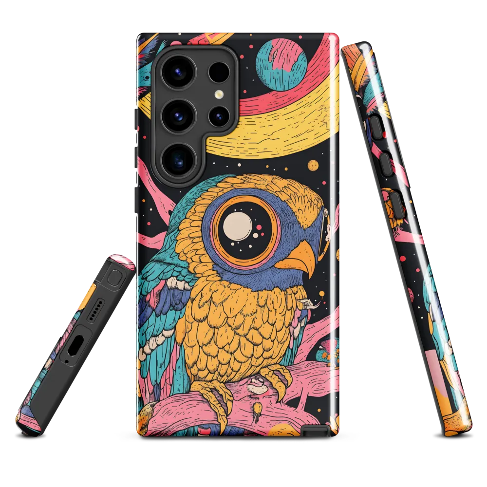 Whimsical Cosmic Owl