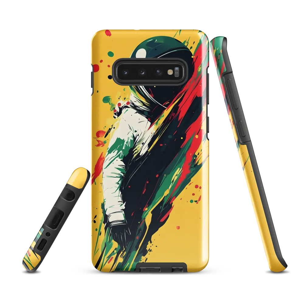 Beyond the Stars: An Astronaut's Journey | Phone Case |  S10 Plus | Tough Case | Glossy