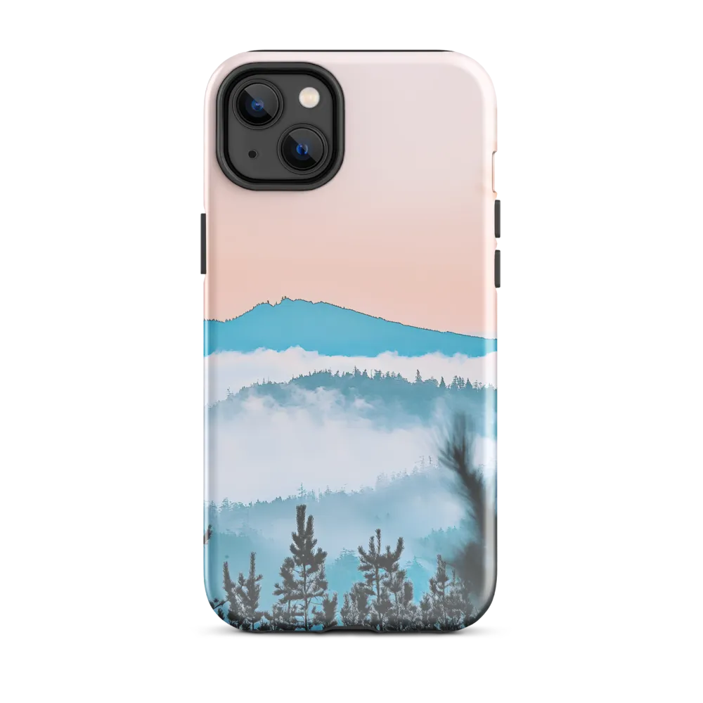 Tranquil Dawn Over Mountains
