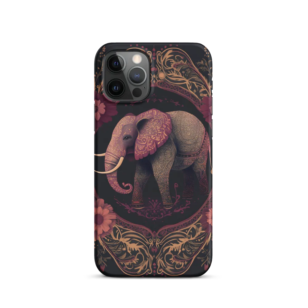 Regal Reverie: The Ornate Elephant | Phone Case |  12 Pro | Snap Case | Matte