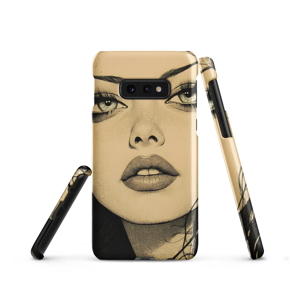 Enigmatic Gaze | Phone Case |  S10e | Snap Case | Matte