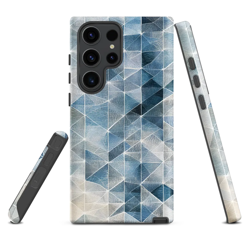 Geometric Harmony in Blue