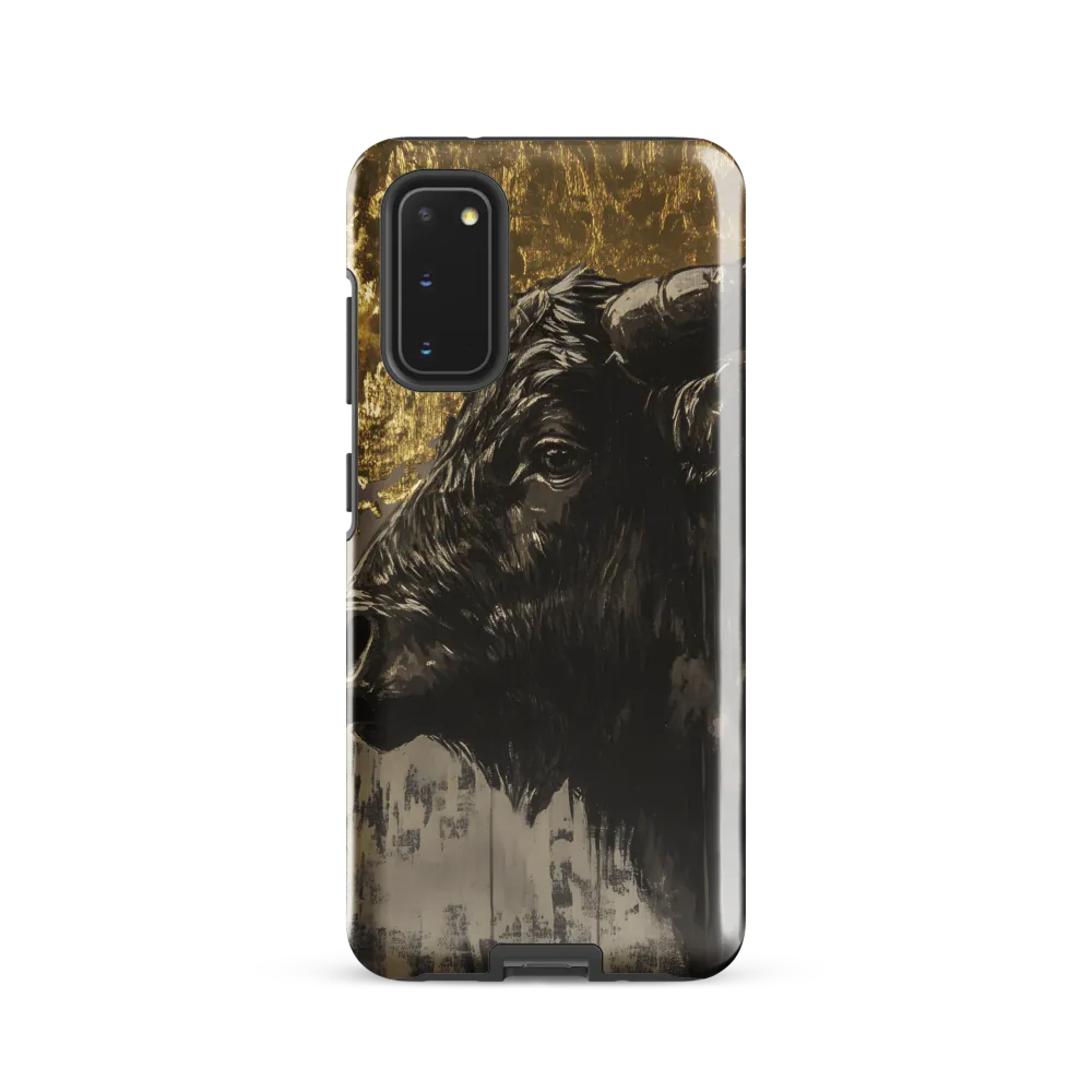 Gilded Bison in Profile