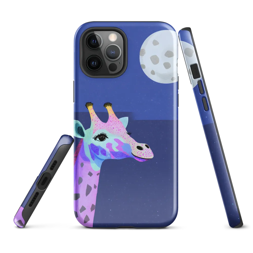 Whimsical Giraffe Under the Stars