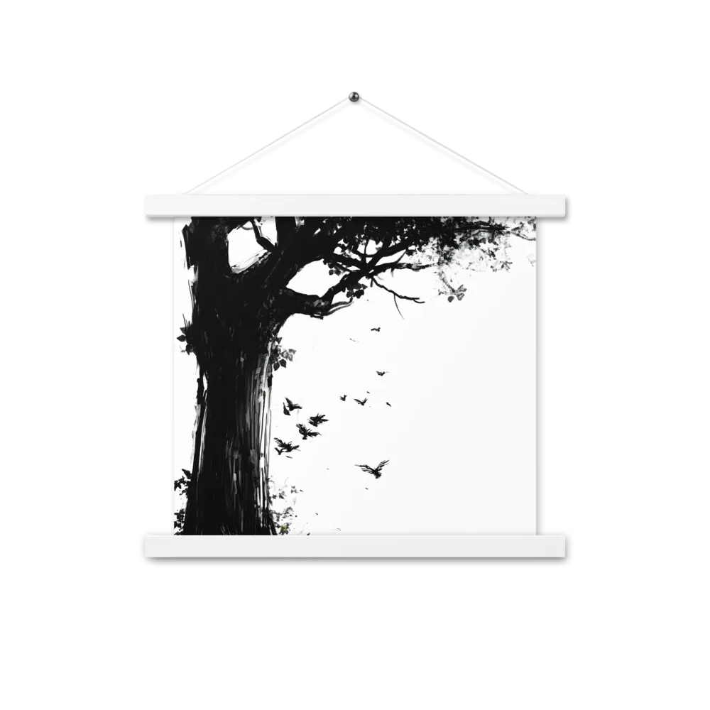 Whispers of Nature | Poster With White Wood Hanger | 14″×14″
