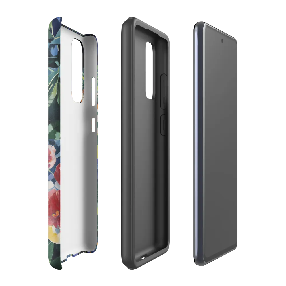 Hidden Majesty: The Jaguar Amongst Tropical Splendor | Phone Case |  S20 FE | Tough Case | Matte