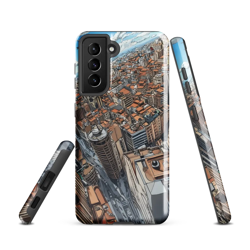 Aerial Symphony of Urban Life