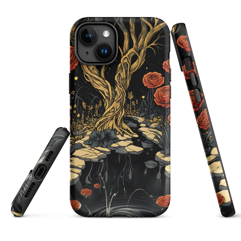 Whispers of the Enchanted Garden | Phone Case |  15 Plus | Tough Case | Matte