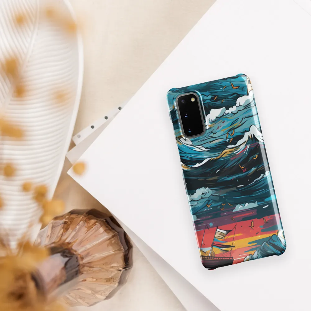 Turbulent Seas: A Lighthouse Adventure | Phone Case |  S20 | Snap Case | Glossy