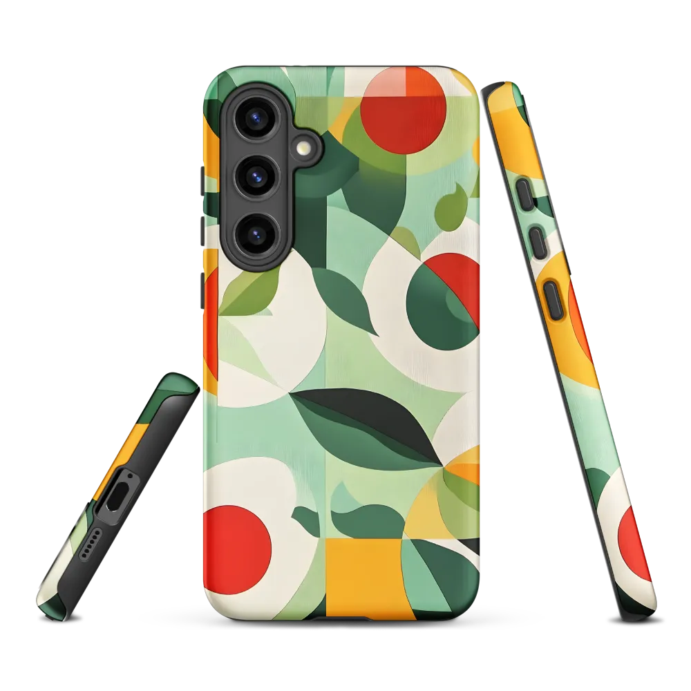 Harmony in Shapes: A Playful Abstract Design | Phone Case |  S24 Plus | Tough Case | Matte