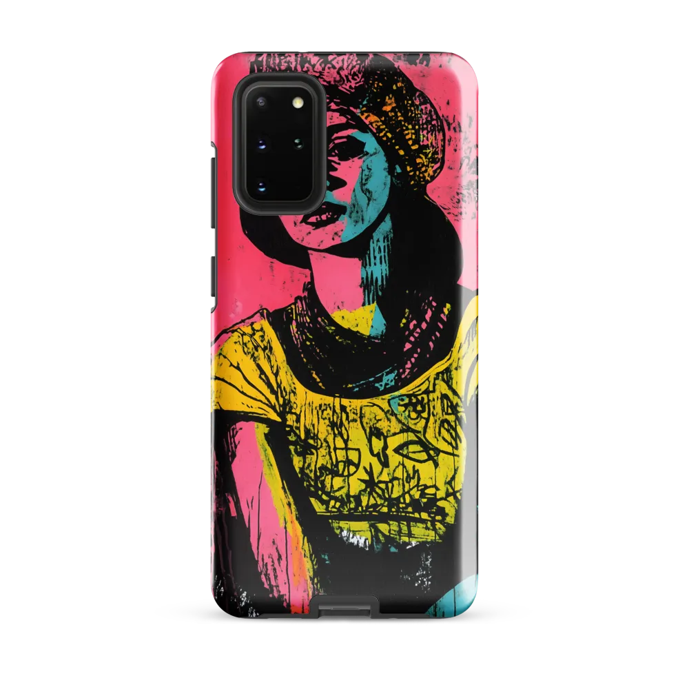 Urban Elegance: A Graffiti Portrait
