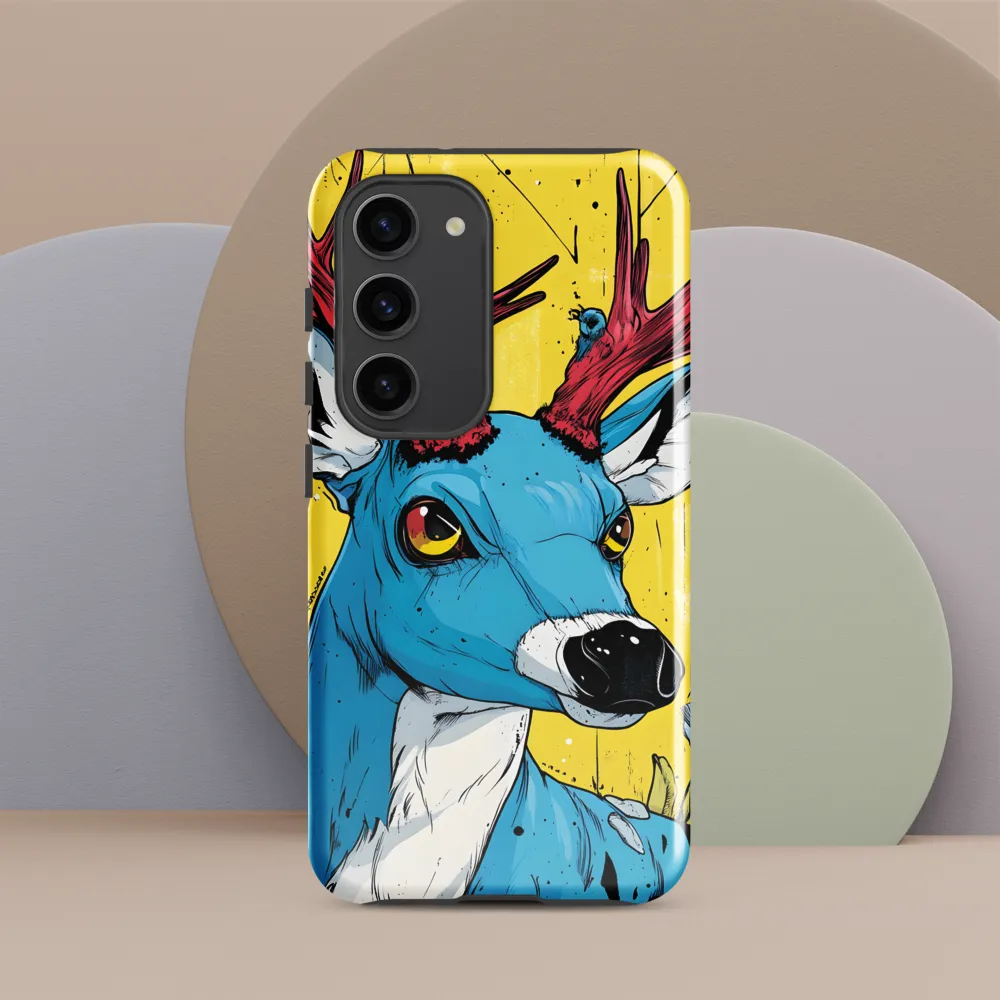 Vivid Antlers: A Modern Take on Nature