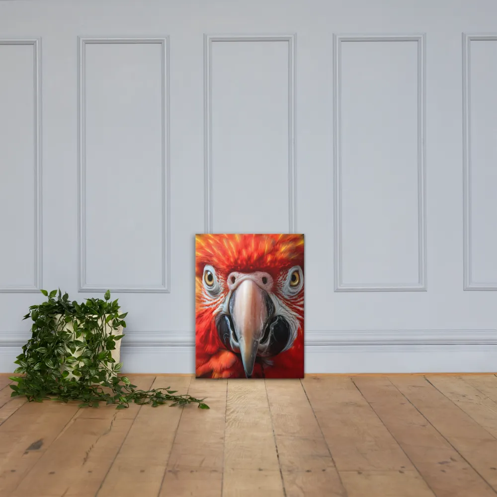 The Fiery Gaze of the Parrot
