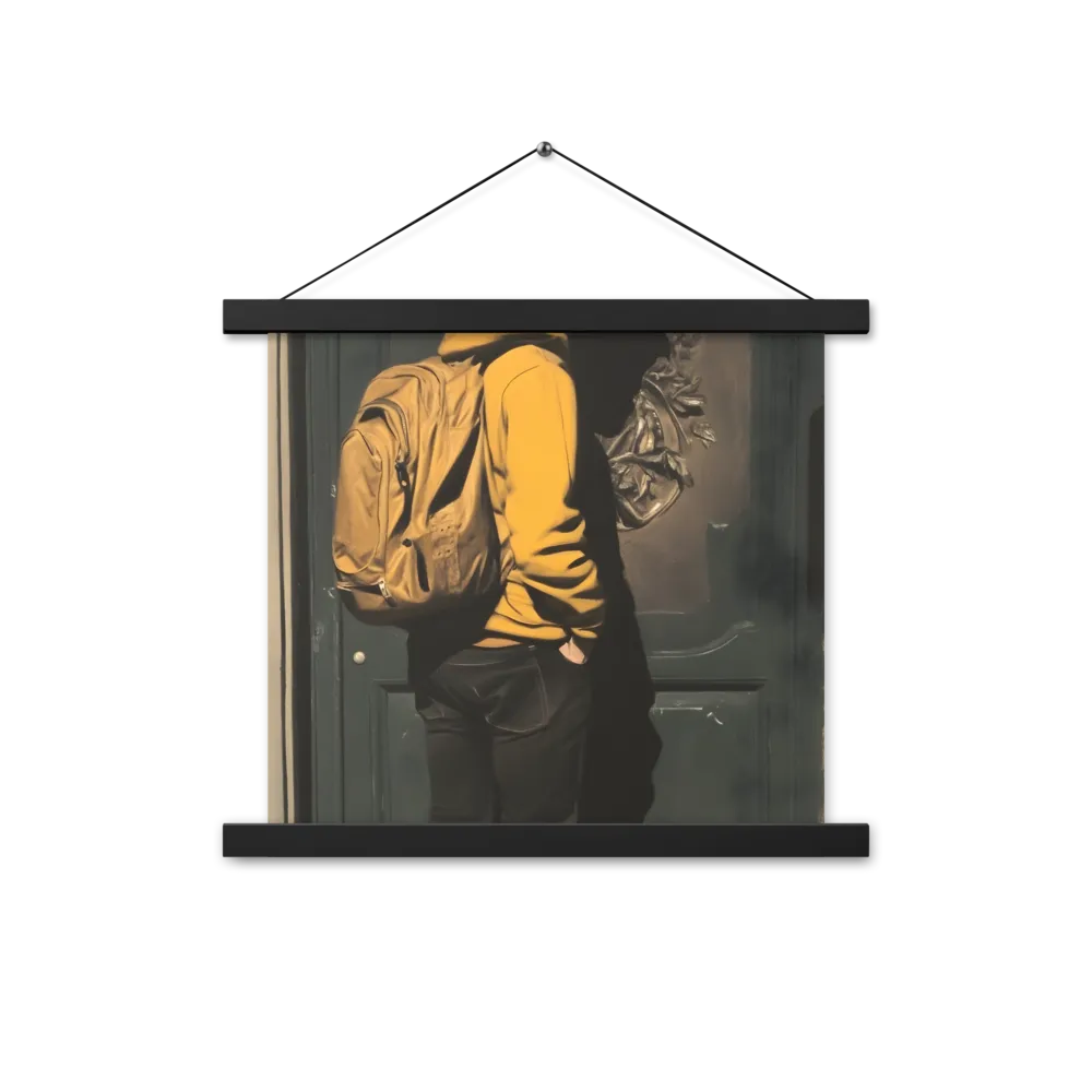 Silent Reflection | Poster With Black Wood Hanger | 14″×14″