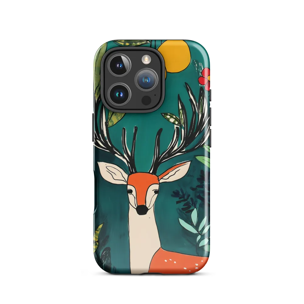 Nature's Embrace: The Majestic Deer | Phone Case |  16 Pro | Tough Case | Glossy