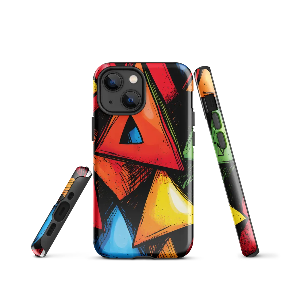 Vibrant Triangles in Abstract Harmony