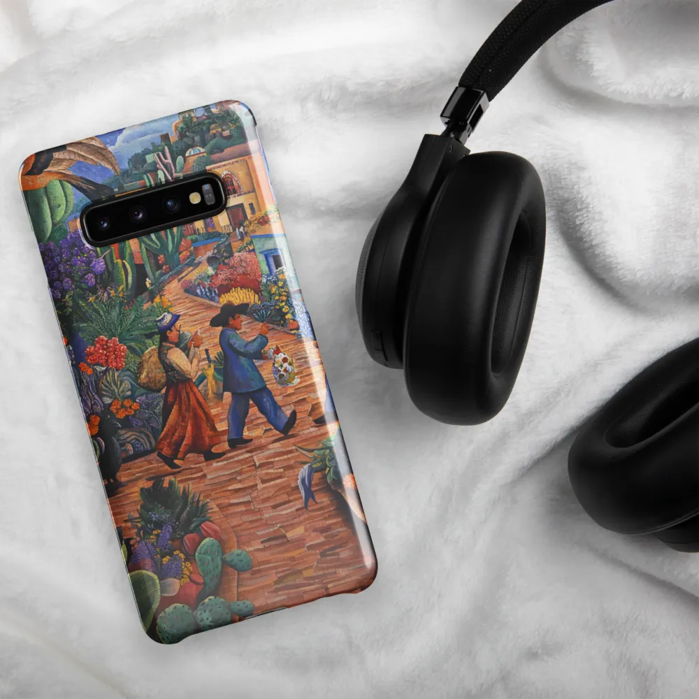 A Mosaic Journey Through Colorful Landscapes | Phone Case |  S10 Plus | Snap Case | Glossy