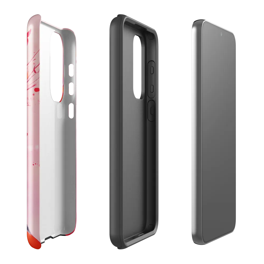 Serenity in Pink | Phone Case |  S23 Plus | Tough Case | Glossy