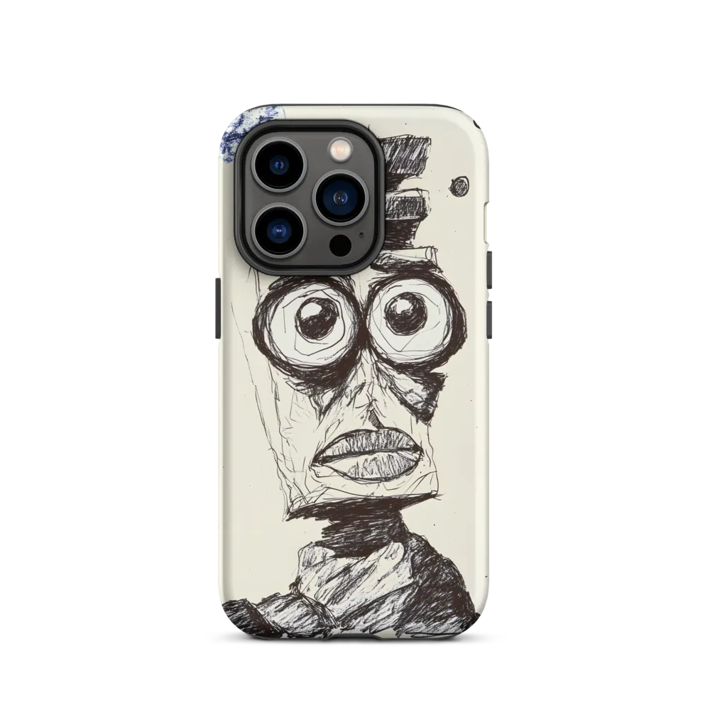 Abstract Surrealist Figure in Cubism | Phone Case |  14 Pro | Tough Case | Matte