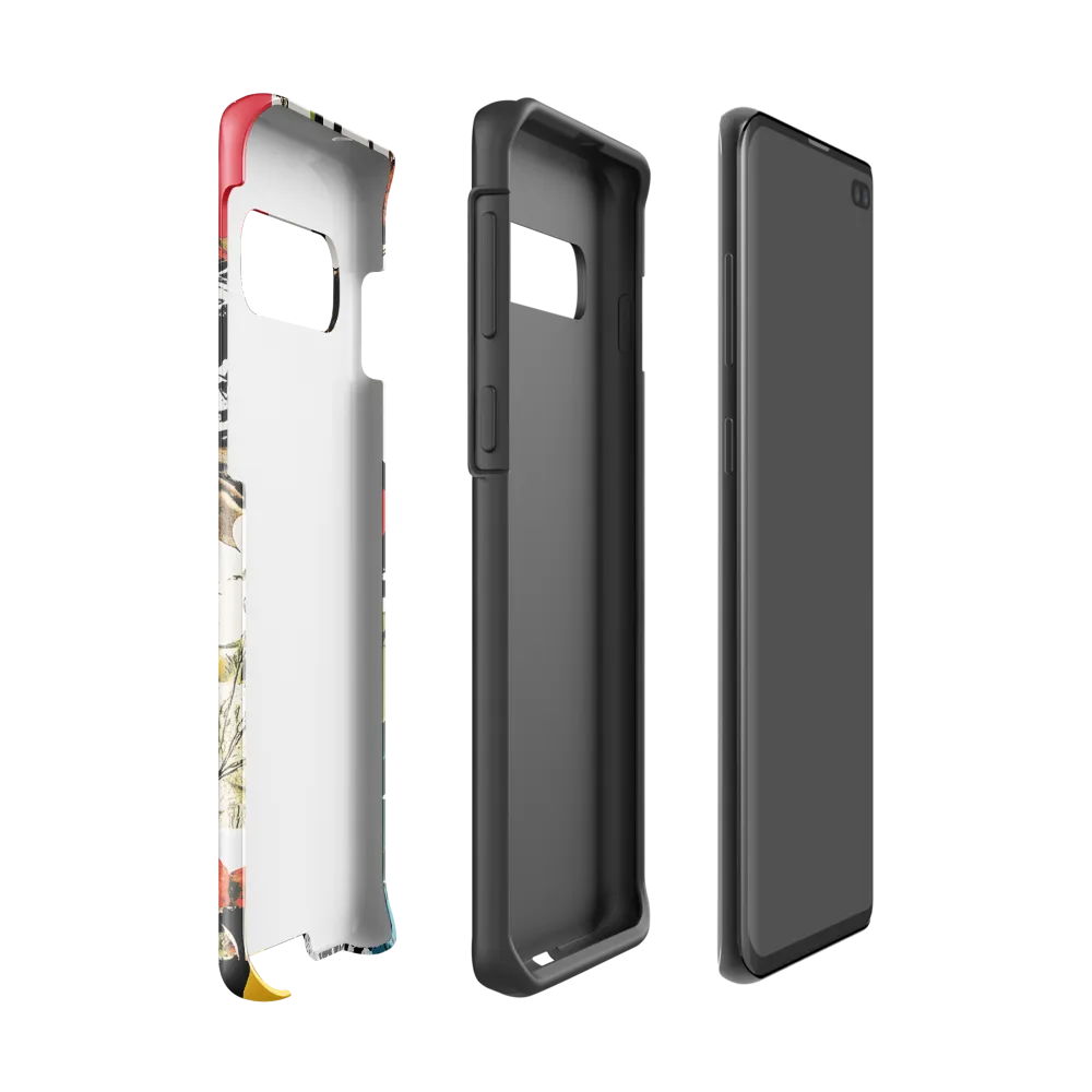Vibrant Harmony: The Deer in Nature | Phone Case |  S10 | Tough Case | Glossy