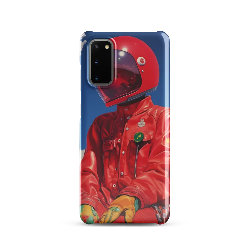 Astronaut in Crimson