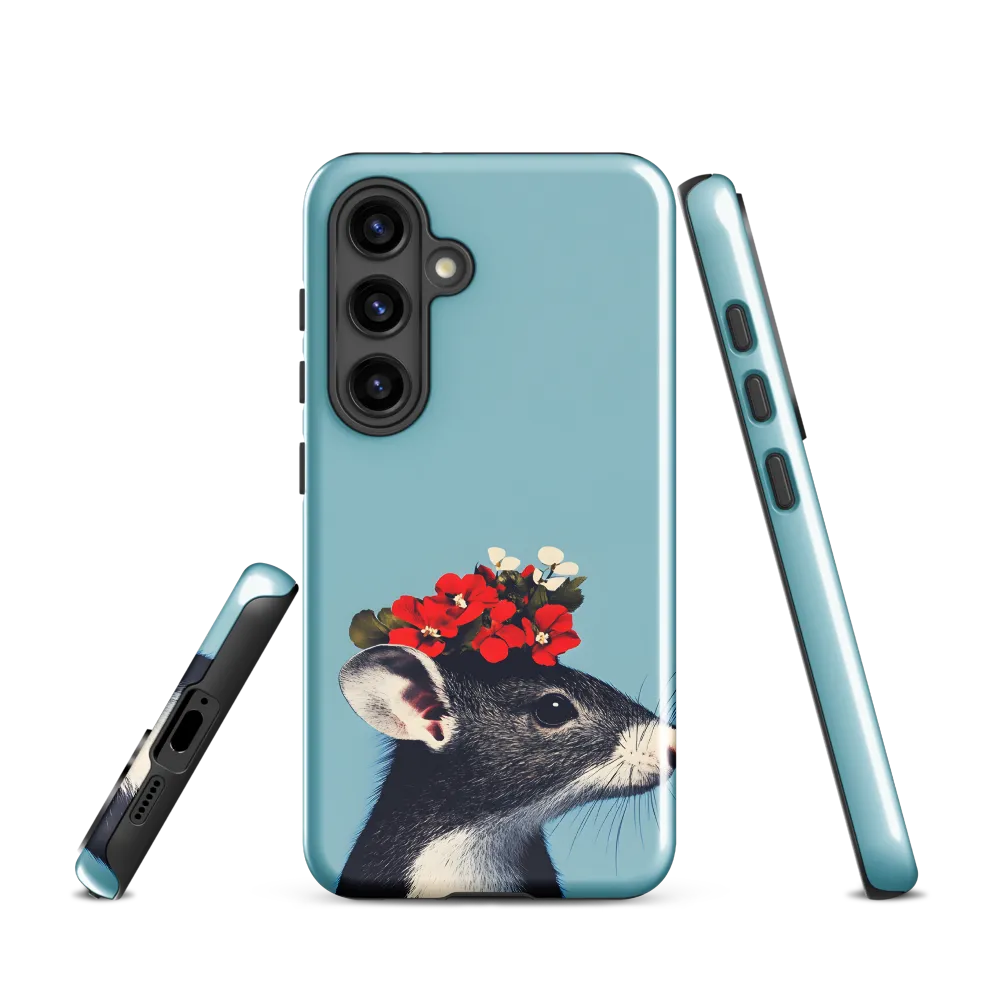 Whimsical Flora: A Mouse's Floral Crown