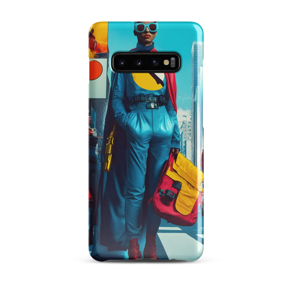 Urban Power: A Superhero's Stance | Phone Case |  S10 Plus | Snap Case | Glossy