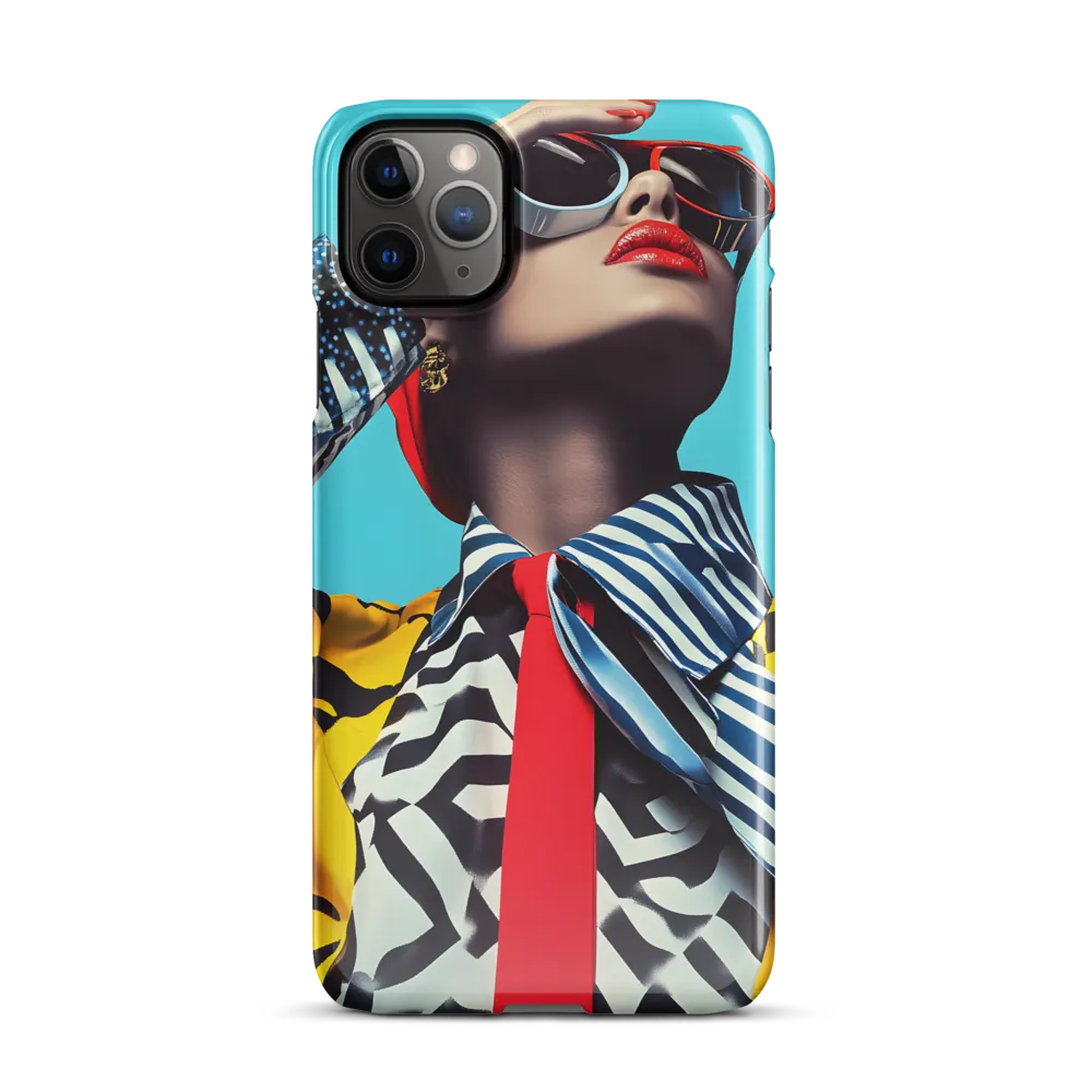 Chic Confidence in Bold Patterns | Phone Case |  11 Pro Max | Snap Case | Glossy