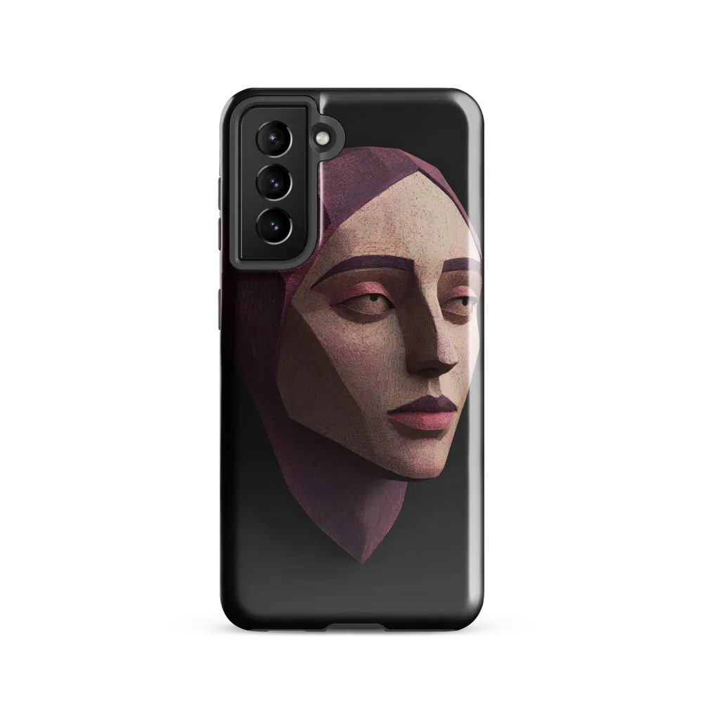 Geometric Elegance: A Contemporary Portrait