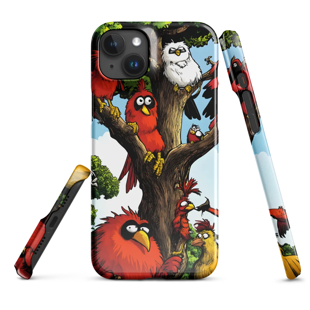 Whimsical Avian Gathering