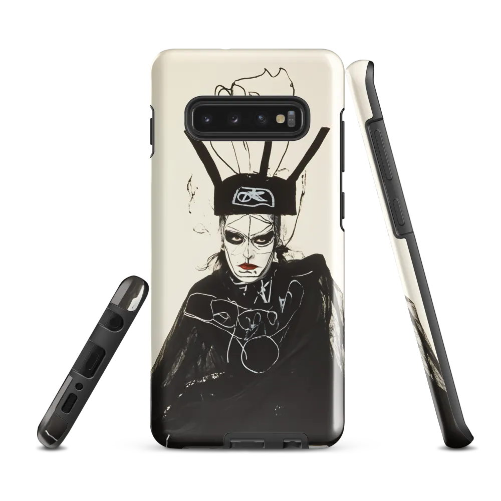 Mystique in Monochrome | Phone Case |  S10 Plus | Tough Case | Glossy