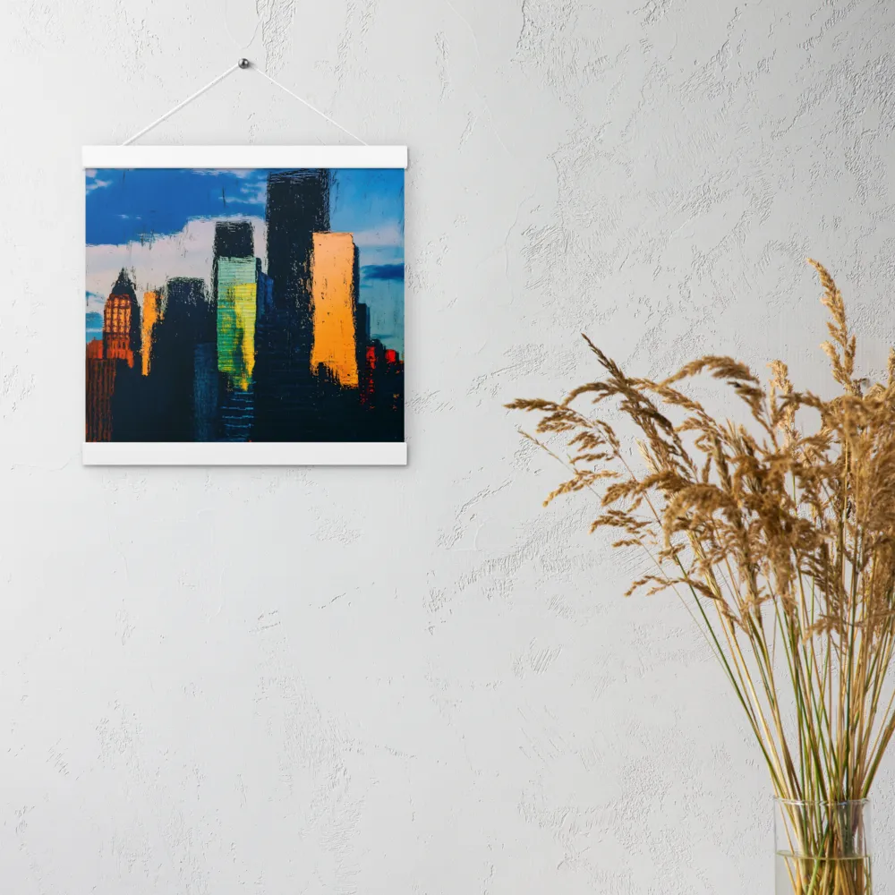 Reflections of Tranquility | Poster With White Wood Hanger | 12″×12″
