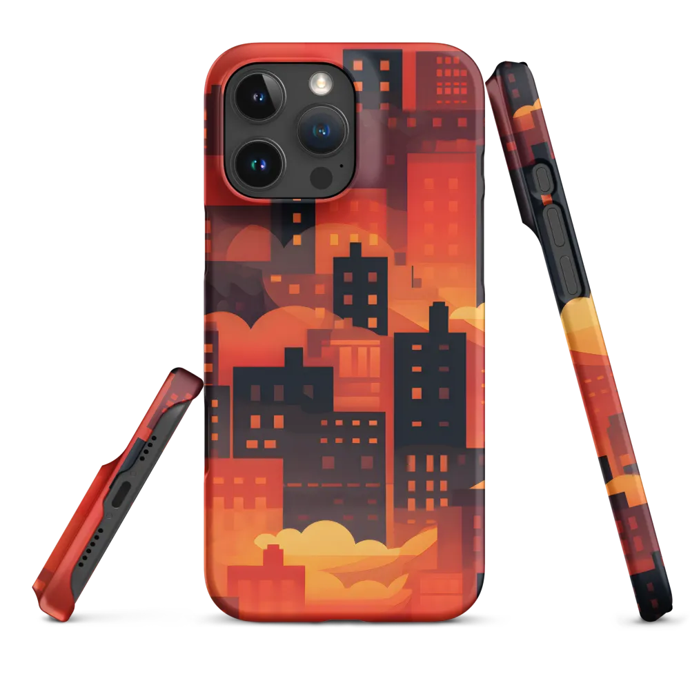 Radiance of the Urban Horizon | Phone Case |  16 Pro Max | Snap Case | Matte