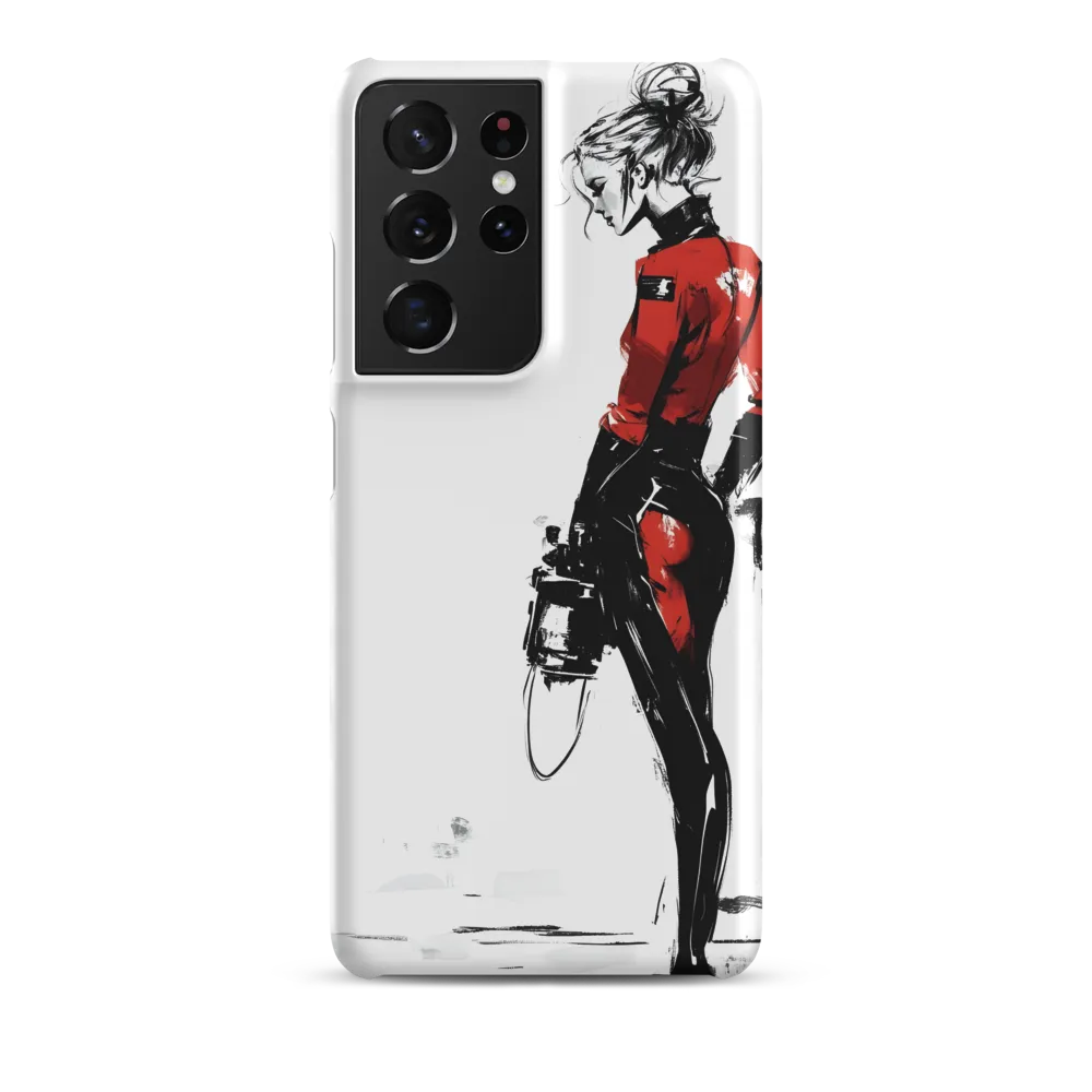 The Edgy Elegance | Phone Case |  S21 Ultra | Snap Case | Matte