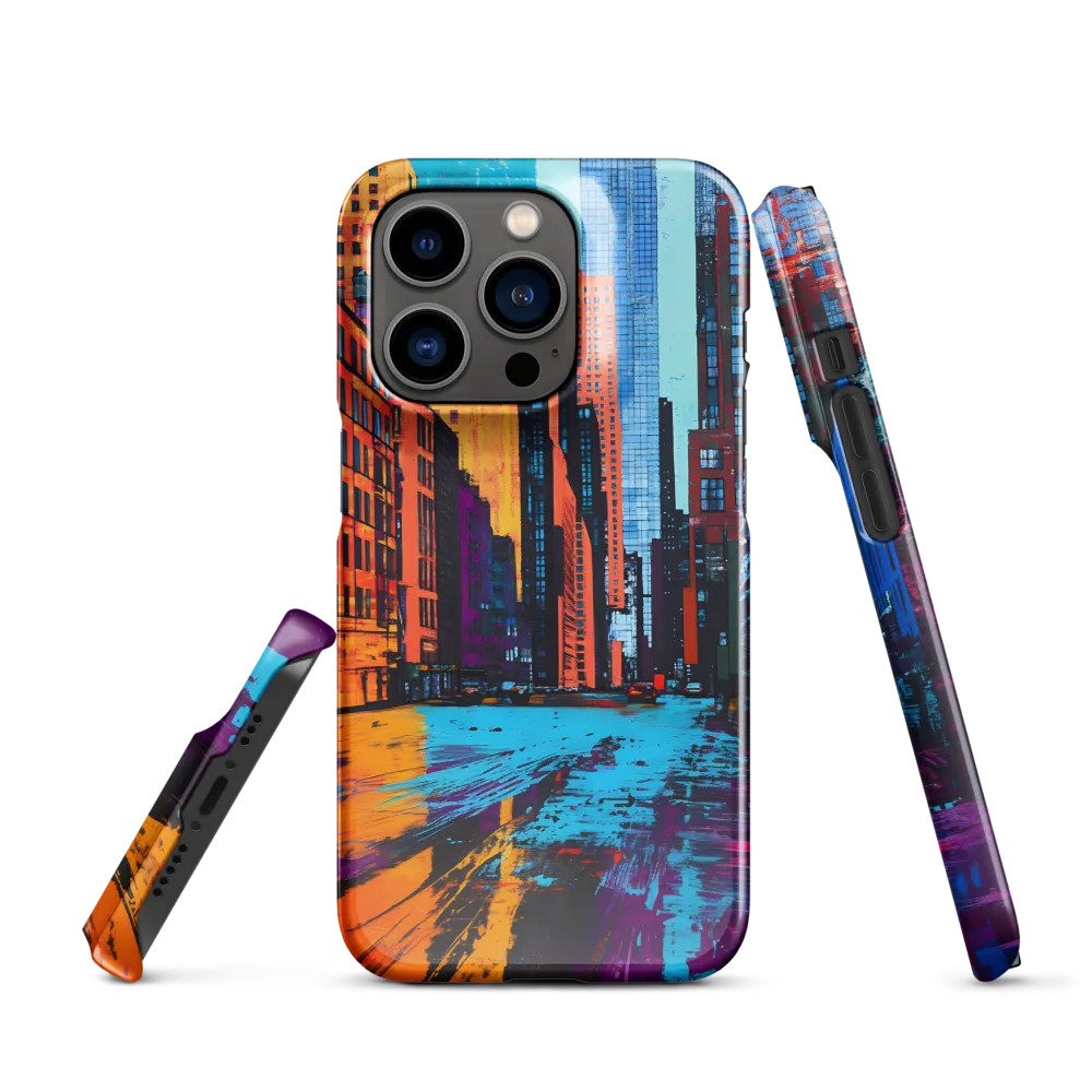 Vibrant Urban Horizons | Phone Case |  14 Pro | Snap Case | Glossy
